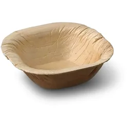 BIOZOYG 2000 Stück Dipschälchen 15ml quadratisch Einwegschälchen Palmblattschälchen Snackschälchen, kompostierbar, ideal für Fingerfood und Snacks