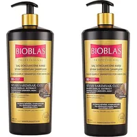 BIOBLAS 2x Bioblas Schwarzer Knoblauch Shampoo 1000ml Anti Haarausfall