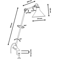 'dcw editions' 201 Tischleuchte Schwarz