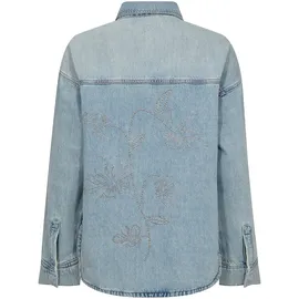 Mos Mosh Bluse Emm Flower Shirt Blau L