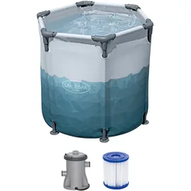 BESTWAY Lay-Z-Spa Eisbad Glacial Dip mit Filterpumpe Ø 90 x 80 cm