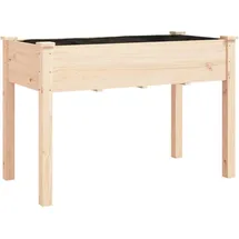 vidaXL Pflanzkübel mit Einsatz 118 x 59 x 76 cm Holz