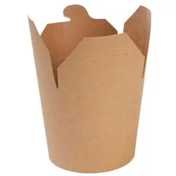 BIOZOYG 50 Stück Nudelbox-To-Go 650ml Take-Away-Schachtel Asiabox Foodbox aus Kraftkarton Nudelbox biologisch abbaubar umweltfreundlich Essensbox