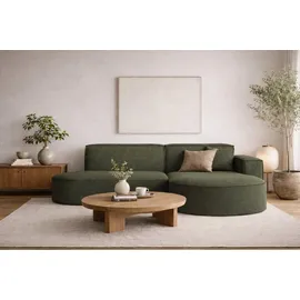 kaiser möbel Ecksofa, Olivgrün, Holz, L-Form, 236x165 cm, Wohnzimmer, Sofas - Couches, Wohnlandschaften, Ecksofas