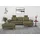 sit&more Ecksofa SIT & MORE "Westham L-Form", grün (olive), B:275cm H:88cm T:172cm, 100% Polyester, Sofas, Ecksofa, mit Recamiere, mit oder ohne Bettfunktion, Bettkasten, Füße Eiche