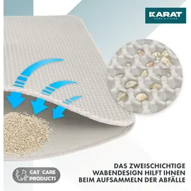 Karat Katzenstreumatte Charly 61 x 38 cm grau
