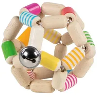 GoKi 65255 - Greifling Elastik Ball, gestreift