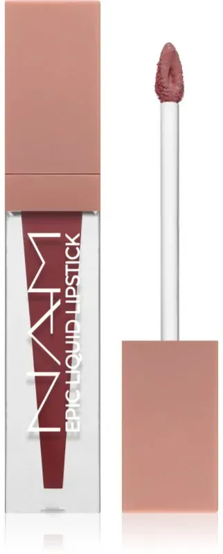 NAM Epic Liquid Lipstick langanhaltender flüssiger Lippenstift Farbton 4 Russian Red 3.5 ml