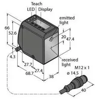 Turck Opto-Sensor LTF12IC2LDQP