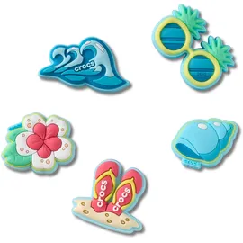 Crocs Beach Time Schuhanhänger 5er Pack Mehrfarbig