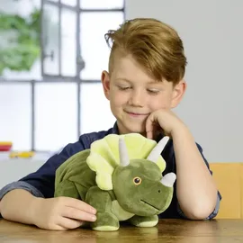 Warmies Wärmekuscheltier Triceraops grün