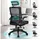 luxuskollektion Ergonomischer Bürostuhl mit Lendenstütze, Kopfstütze, klappbaren