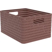 Rotho Korb Country A4, 18 L iron rot Boxen, Körbchen & Kisten