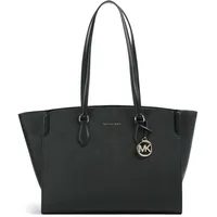 Michael Kors Becca Large Shopper Leder Gold/Schwarz