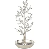 EGLO Living Schmuckständer Baum Gifu, Schmuckaufbewahrung für Ketten, Ringe und Ohrringe, Deko für Wohnzimmer und Schlafzimmer, Tischdeko aus Metall in Silber, 32 cm
