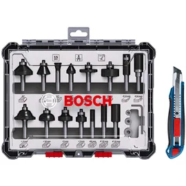 Bosch Fräser-Set 15-teilig