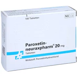Paroxetin-neuraxpharm 20 mg Tabletten 100 St
