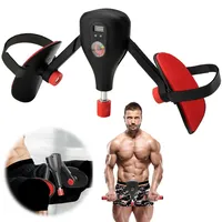 Oberschenkeltrainer Beckenbodentrainer für Männer Damen Einstellbar Winkel Stärke Beckenboden Trainingsgerät mit Beingurten Griff Beinpresse für Zuhause Beintrainer Oberschenkel, Zählbares Design