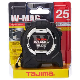TAJIMA W-MAG Bandmass 5m/25mm,Magnetschiene und magnetischem Endhaken,