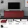 Set One by Musterring Reno TV-Lowboard 182 cm Rot/Bordeaux Glas