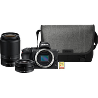Nikon Z50 + 16-50 mm + 50-250 mm + Tasche + 16 GB Speicherkarte