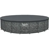 BESTWAY APX365TM Frame Pool Ø 610 x 132 cm inkl. Sandfilteranlage und Abdeckplane