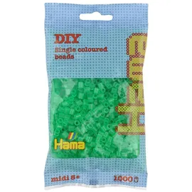 Hama Bügelperlen 1000 Stück transparent grün