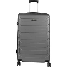 H4L Koffer Trolley Reisekoffer Hartschalenkoffer ABS Anthrazit 49x30x74cm