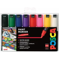 FABER-CASTELL POSCA - Marker - verschiedene Farben - Wasserbasierte Pigmenttinte