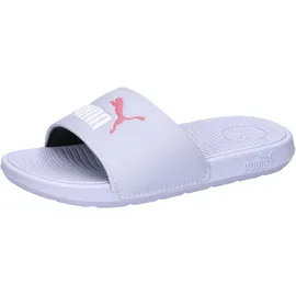 Puma COOL CAT 2.0 PS Unisex Schiebe-Sandalen, Cool Weather-PUMA White-Magic Rose - 31 EU