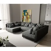 DeLife Wohnlandschaft Clovis Schwarz Modularsofa Modulsystem, Design Wohnlandschaften, Couch Loft, Modulsofa, modular