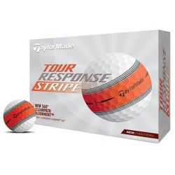 Taylor Made Tour Response Golfball 12er Stripe orange