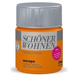 Schöner Wohnen Trendfarbe Wandfarbe Deckenfarbe mango Farbtontester 50 ml