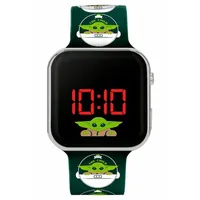 Star Wars: The Mandalorian Grogu Junior LED Uhr, Geburtstag Offiziell Ware