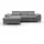 sit&more Eckcouch Polyester 2-Sitzer Grau