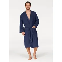 MY HOME Bademantel Travel blau XXL