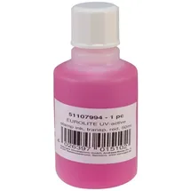 Eurolite UV-aktive Stempelfarbe transparent rot 50 ml