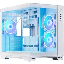 Chieftec Visio GM-30W-TG-OP - Gehäuse, - Tower - Weiß