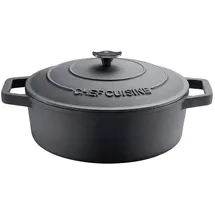 CHEF CUISINE Gusseiserne Schmorpfanne 28 cm rund