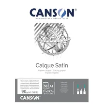 Canson Hochtransparentes Zeichenpapier A4 mehrfarbig
