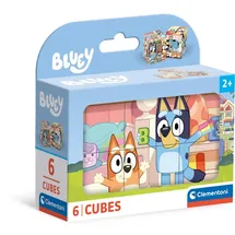 CLEMENTONI Bluey Würfel Puzzle Mehrfarbig