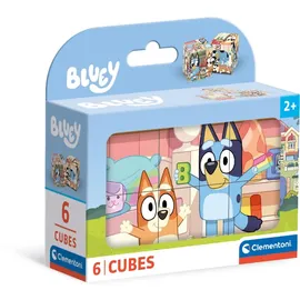 CLEMENTONI Bluey Würfel Puzzle Mehrfarbig