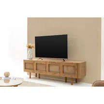 aea Modernes TV-Lowboard 50 cm X 64 cm X 50 cm Braun Holz