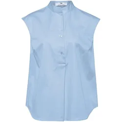 Ärmellose Bluse Peter Hahn blau, 44