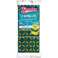 Spontex Reinigungsschwamm Mosaik farb. sortiert 3er Pack
