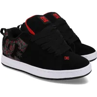 DC Shoes Court Graffik Damen Schwarz/Grau/Rot 44,5