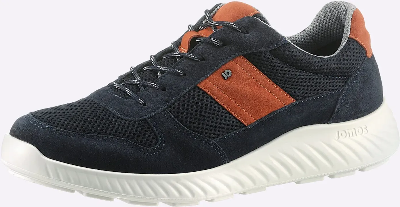 Sneaker JOMOS, Herren, Gr. 47, blau (marine), Veloursleder, Schuhe Sneaker