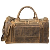 GREENBURRY Reisetasche Vintage Traveller Reisetaschen Braun