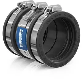Crassus Schlauchadapter 2B CSC 065 (50-65mm), bis 2.5 bar, EPDM / V2A