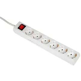 Hama Steckdosenleiste 6-fach 3 m Weiß